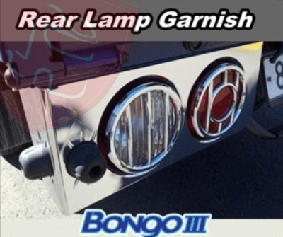 JG CUBRE FOCOS CROMADOS TRASEROS MAS BASES KIA FRONTIER 2006/2021