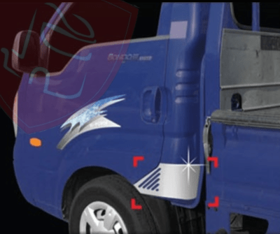 JG CORNER INFERIOR CROMADOS CABINA TRASERO KIA FRONTIER 2006/2021