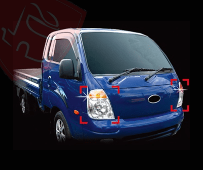 JG MOLDURAS CROMADAS FOCO MAYOR KIA FRONTIER 2006/2021