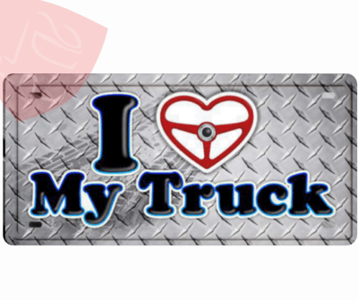 PLACA DECORATIVA I MY TRUCK