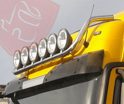 BARRA SUPERIOR PORTA NEBLINEROS LARGA INOX MB ACTROS MP3