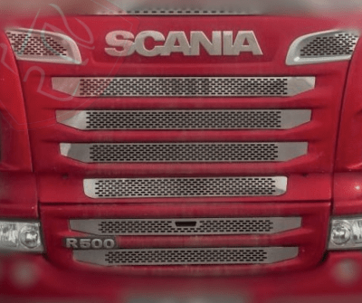 KIT REJILLA MASCARA INOX SCANIA SERIE 5 R