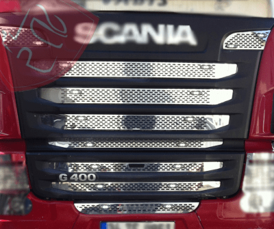 KIT REJILLA MASCARA INOX SCANIA SERIE 5 MODERNO