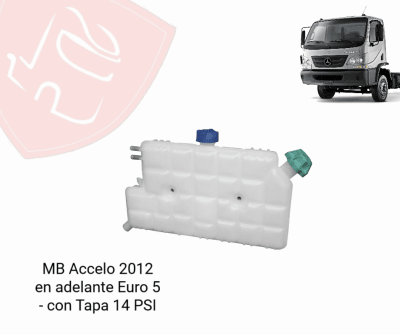 DEPOSITO DE RADIADOR MB ACCELO EURO 5 DEL 2012 EN ADELANTE