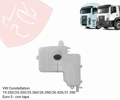 DEPOSITO DE RADIADOR DE VW CONSTELLATION EURO 5 19.330/24.330/25.360/26.390/26.420/31.390
