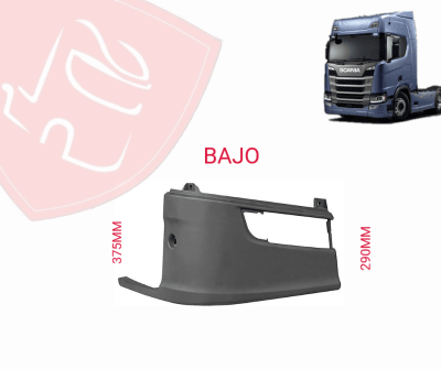 PUNTA DE PARACHOQUE LADO DERECHO BAJO 375MM NEW SCANIA NTG