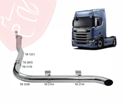 KIT DE ESCAPE COMPLETO SCANIA NEW GENERATION