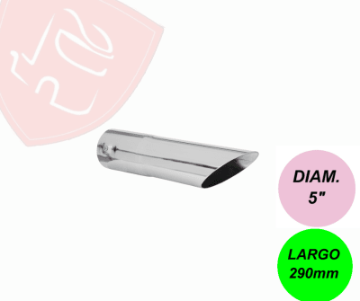 PUNTA DE ESCAPE CROMADA 5