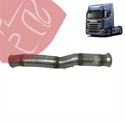 TUBO SALIDA MOTOR FLEXIBLE CATALIZADOR SCANIA NEW NTG
