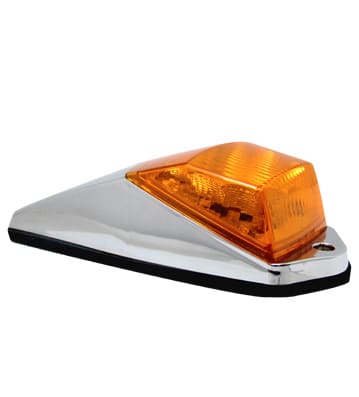 FOCO CABINA 12 LED 24V CUBIERTA CROMADA