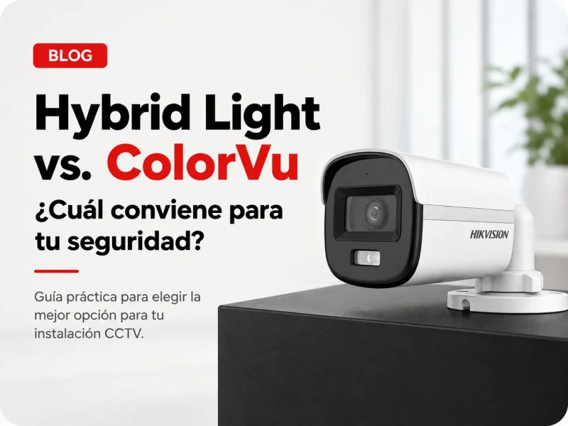 ¿Qué es Hybrid Light y en qué se diferencia de una cámara ColorVu?
