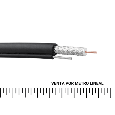 CABLE COAXIAL RG6 CON MENSAJERO POR METRO