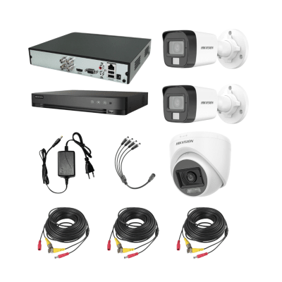 Kit 3 cámaras de seguridad autoinstalable