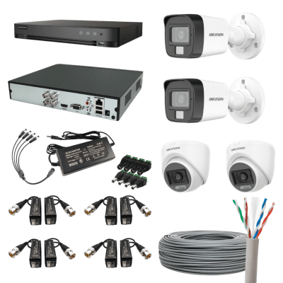 Kit 4 Cámaras de seguridad