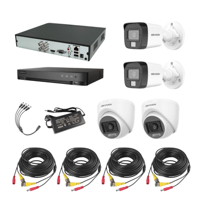 Kit 4 cámaras de seguridad autoinstalable
