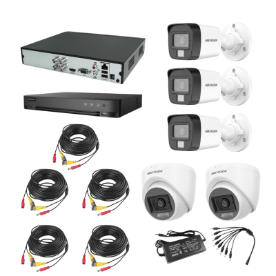 Kit 5 cámaras de seguridad autoinstalable