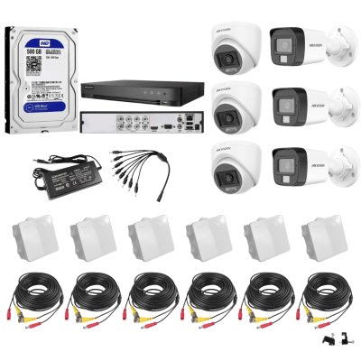 Kit 6 cámaras de seguridad autoinstalable Hikvision