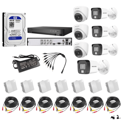 Kit 7 cámaras de seguridad autoinstalable Hikvision1