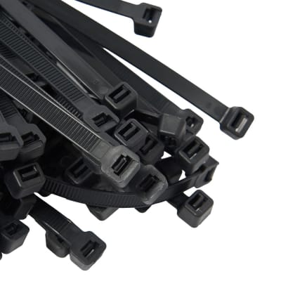 Amarras Plásticas Negras 3 x 100 MM1