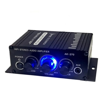 Mini Amplificador De Potencia De Audio P /auto 2 Canal1
