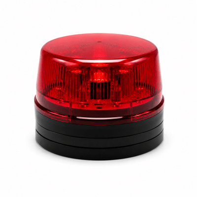 Baliza estroboscopica roja