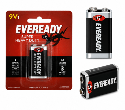Batería 9V Carbón EVEREADY