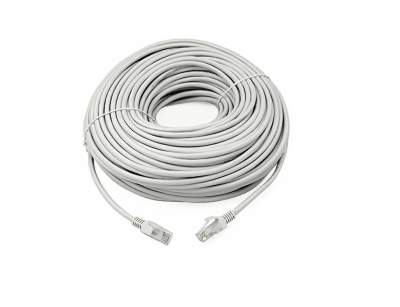 Cable Red Cat5 Armado 25 Mts Gris
