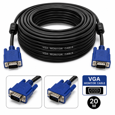 Cable monitor VGA 20 M