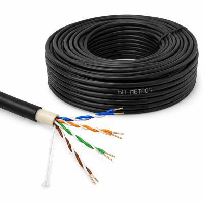 UTP EXTERIOR CAT5  ALEACIÓN - 50 MTS