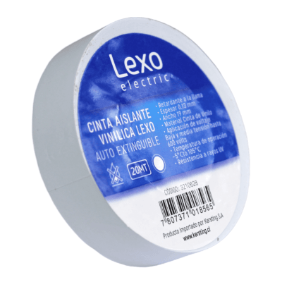 CINTA AISLADORA LEXO 19MM X 20MTS1