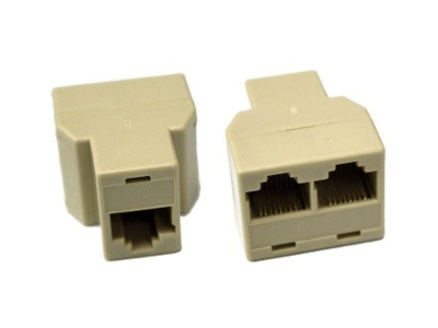 Adaptador RJ45 Uno A Dos