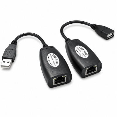 Extensión Usb Por Cable Red 40m