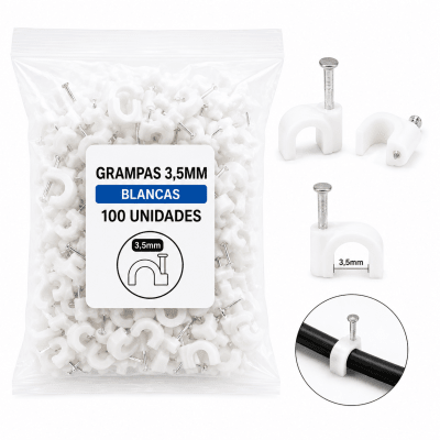 Grampas 3,5Mm Blanca1