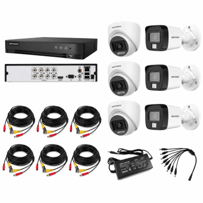 Kit 6 cámaras de seguridad autoinstalable