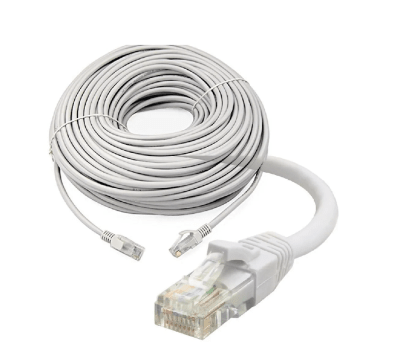 Cable Red Cat5 Armado 30 Mts Gris