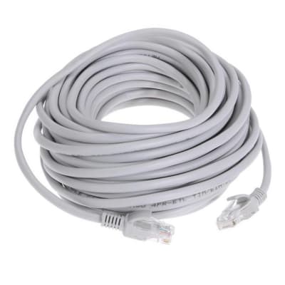 Cable Red Cat5 Armado 10 Mts Gris