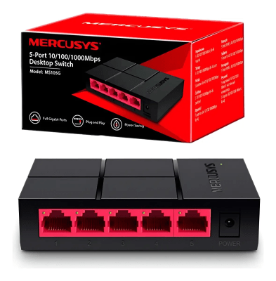 Switch Mercusys 5 puertos 1000 mbps