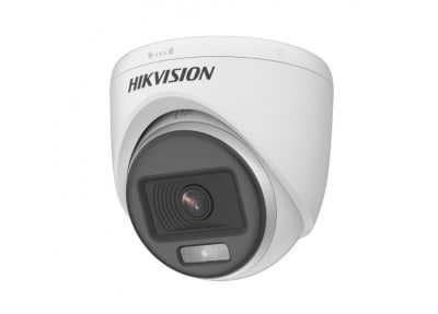 Hikvision domo plastica ColorVu Luz Blanca 20m