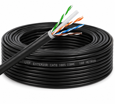 UTP EXTERIOR CAT6 100% COBRE