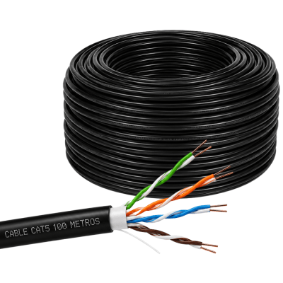 UTP EXTERIOR CAT5  ALEACIÓN - 100 MTS