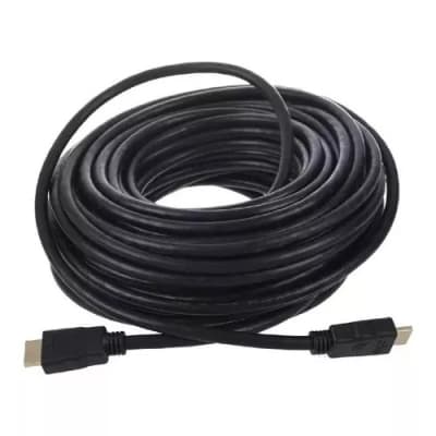 Cable HDMI Redondo Negro 20m