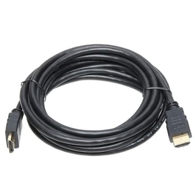 Cable HDMI Redondo Negro 5 MTS