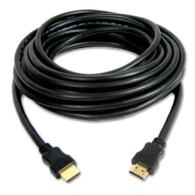 Cable HDMI Redondo Negro 10m