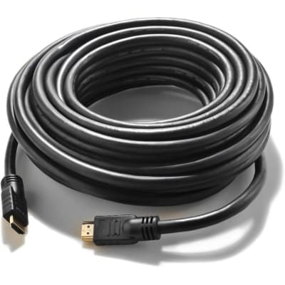 Cable HDMI Redondo Negro 15m