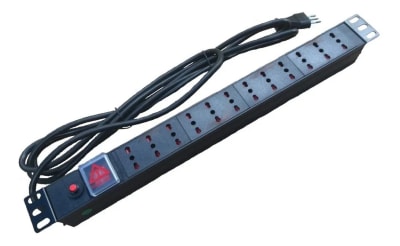 PDU 12 Enchufes 10A con interruptor 19