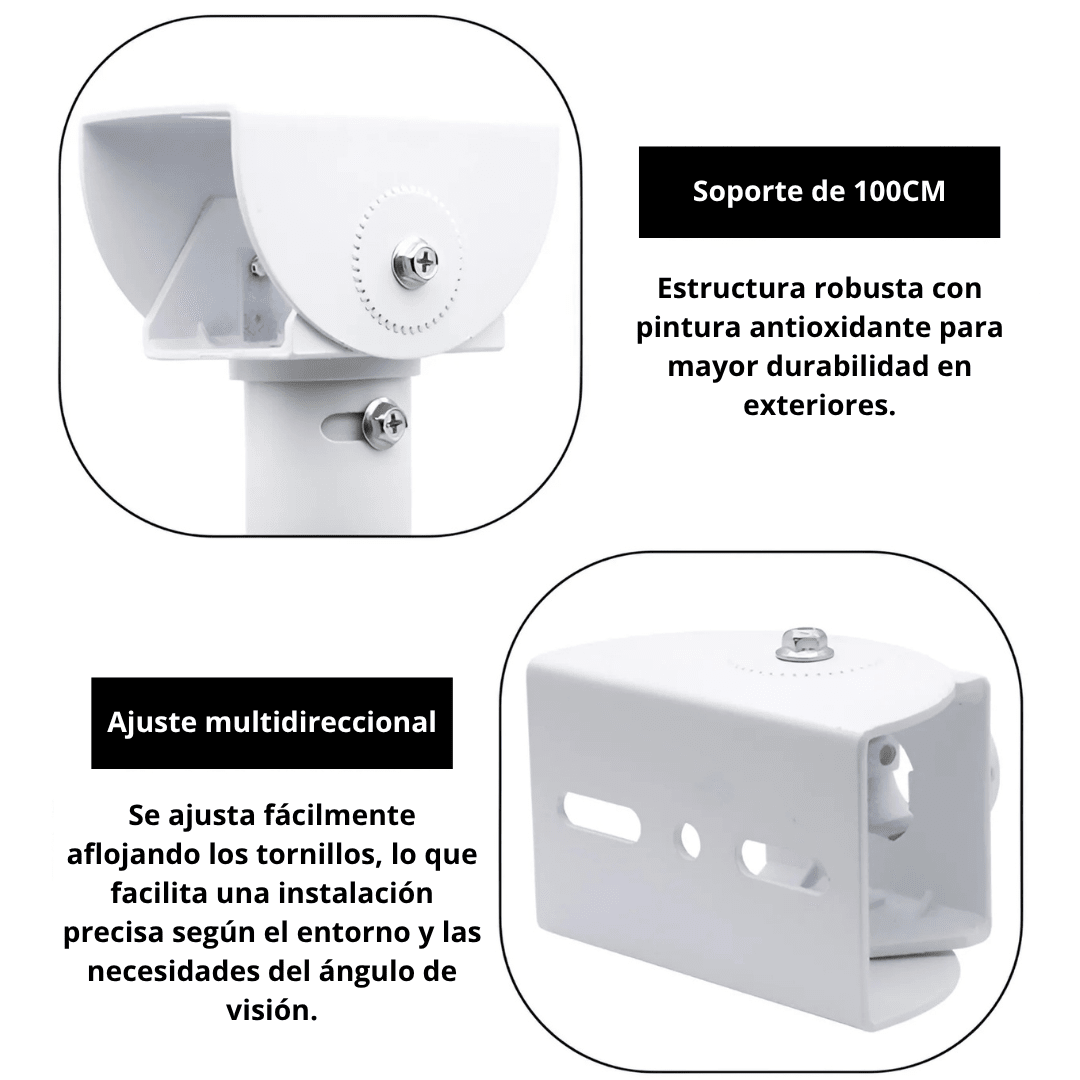 SOPORTE CÁMARA BRAZO 100 CM3