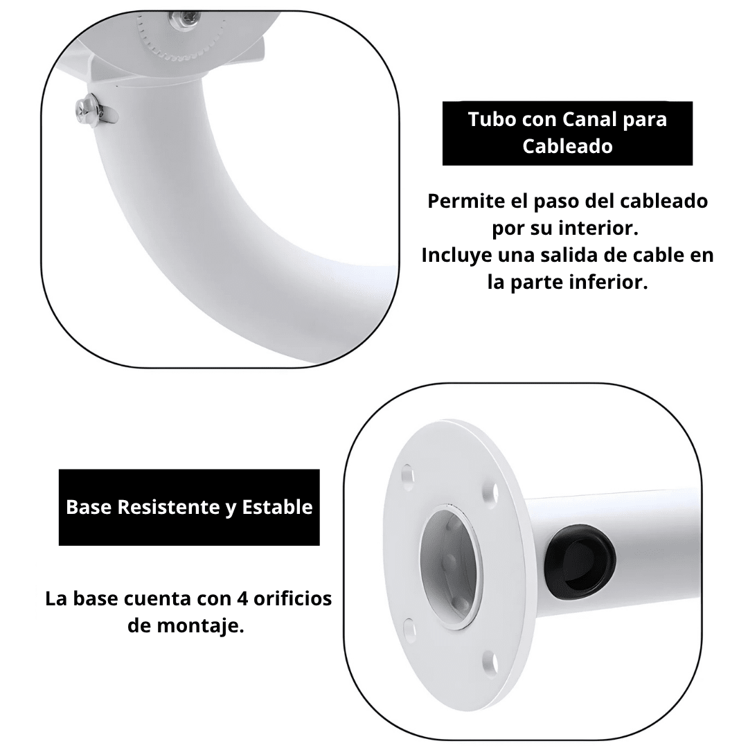 SOPORTE CÁMARA BRAZO 100 CM4