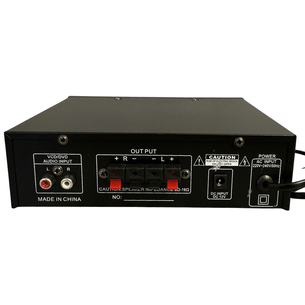 Amplificador Ak-206 2 canales2