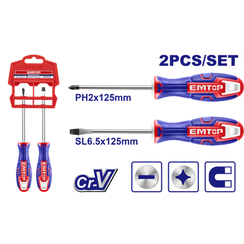 Set de Destornilladores De 2 Piezas 0