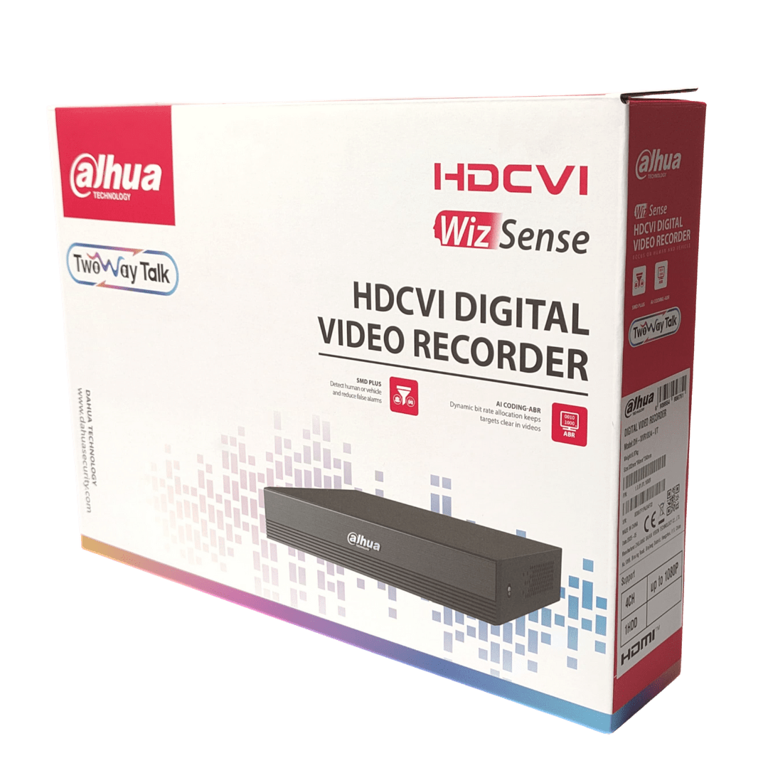 XVR DAHUA 4 CANALES 1080P TWO-WAY TALK6